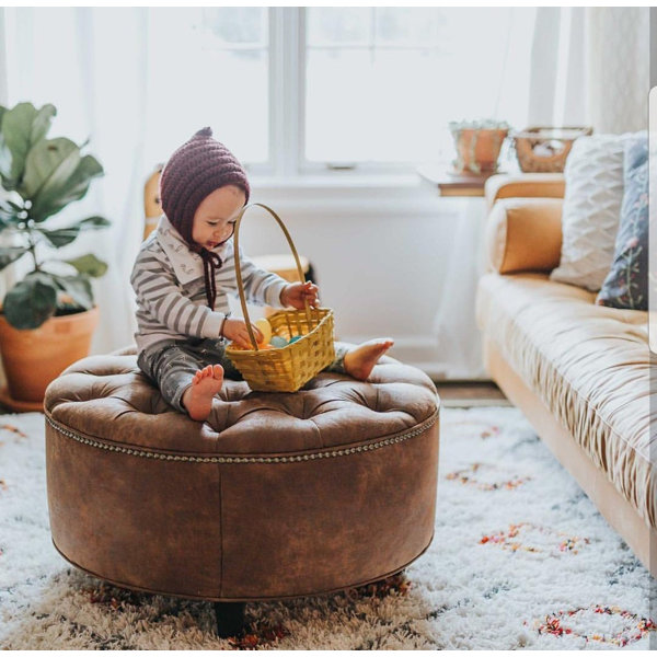 Pouf coffee deals table